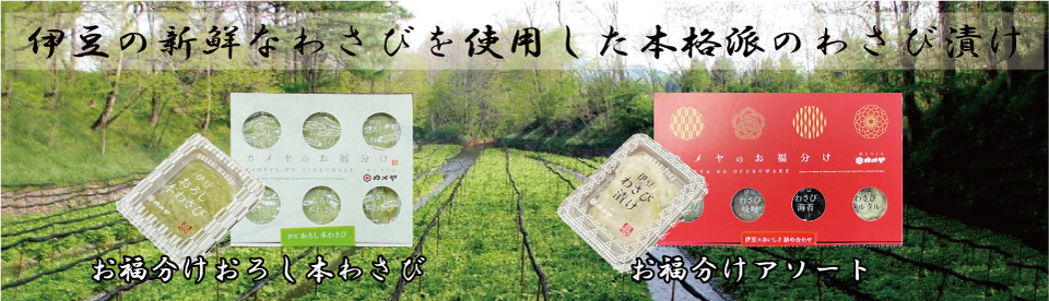 わさび漬け商品のご案内